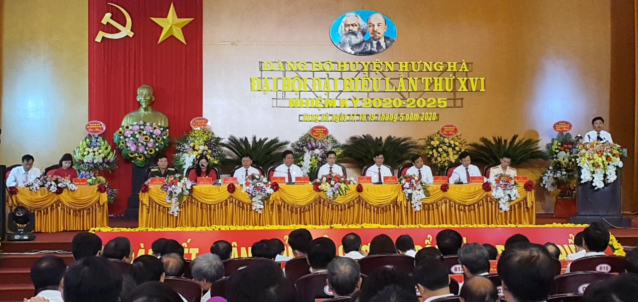Huyện Hưng Hà tổ chức điểm Đại hội Đại biểu lần thứ XVI, nhiệm kỳ 2020- 2025